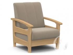 Кресло для отдыха Омега (бук лак/CATANIA LATTE) в Новокузнецке - novokuzneck.katalogmebeli.com | фото
